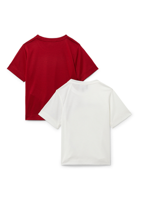 Graphic Print T-Shirts, Set of 2